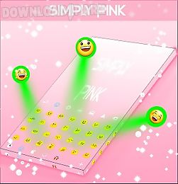 simply pink keyboard