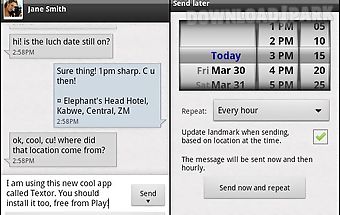 Textor - sms with location