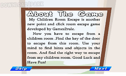 children room escape