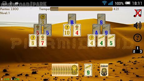 piramidroid pyramid card game