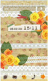 cute theme-orange love-