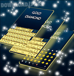 gold diamond keyboard