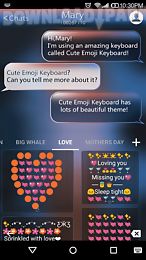 smile emoji keyboard theme