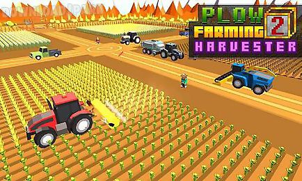 blocky plow farming harvester 2