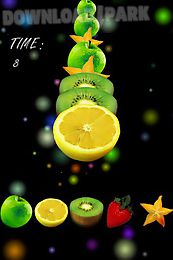 tap the fruits