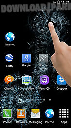 broken glass live wallpaper