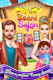 crazy beard salon girls games