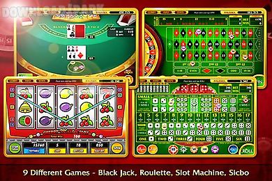 blackjack roulette poker slot