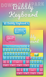 bubbly go keyboard theme