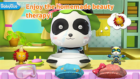cleaning fun - baby panda