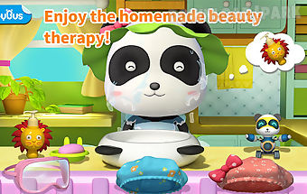 Cleaning fun - baby panda