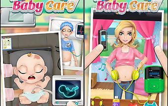 Newborn baby care - mommy