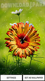 flowers clock