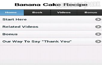 Banana cake recipe