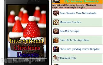 International christmas desserts
