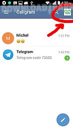 callgram messaging with calls