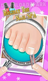 holiday toe nails spa
