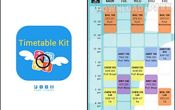 Timetable kit - class schedule