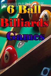 6 ball billiards games