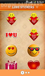 love sticker for valentine day