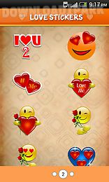 love sticker for valentine day