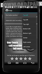 call recorder one touch