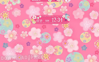 Cute theme-flowers and circles