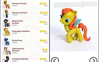 Magic of clay: pony and horses