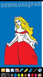 princess coloring game