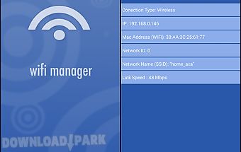 Wifi manager for android