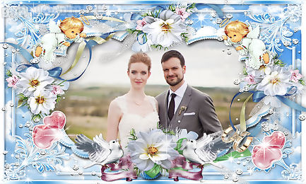 lovely wedding photo frames