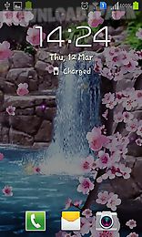 sakura: waterfall