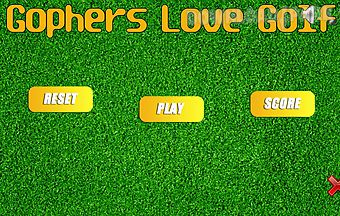 Gophers love golf