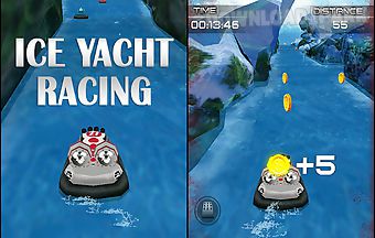 Ice yacht racing