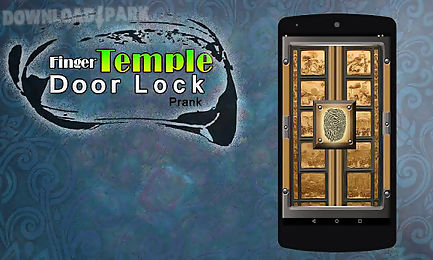 finger temple door lock prank