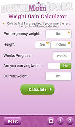 pregnancy weight calculator