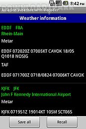 aviation weather with decoder