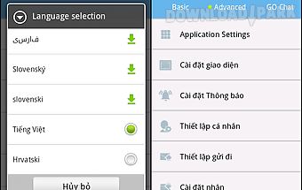 Go sms pro vietnamese language