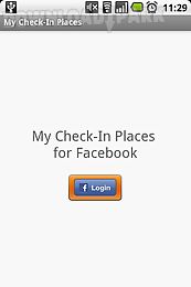 my checkin places for facebook