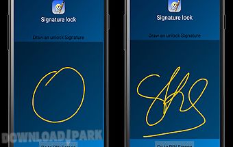 Signature lock