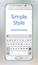 touchpal simple style theme