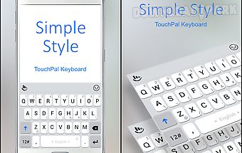 Touchpal simple style theme